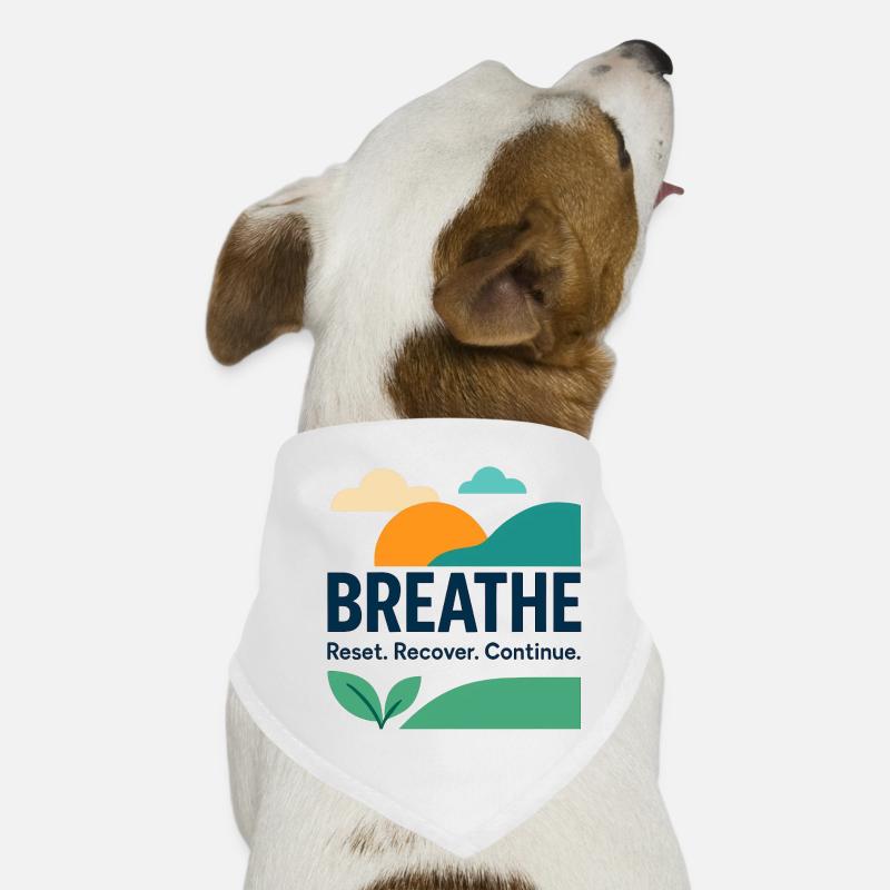 Stress Reset, récupération, Continue Bandana pour chien