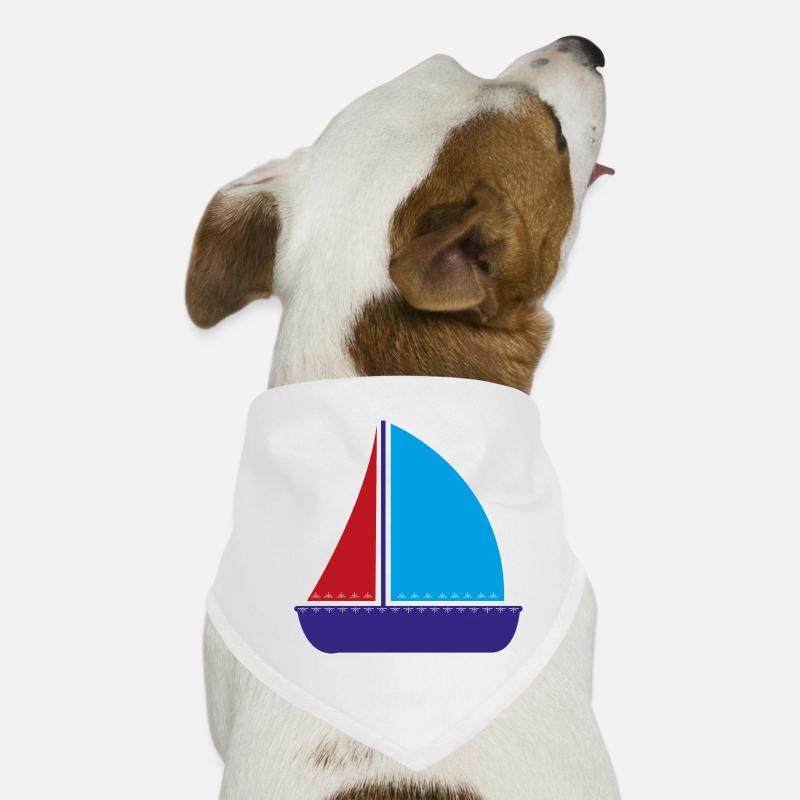 bateau à voile Bandana pour chien