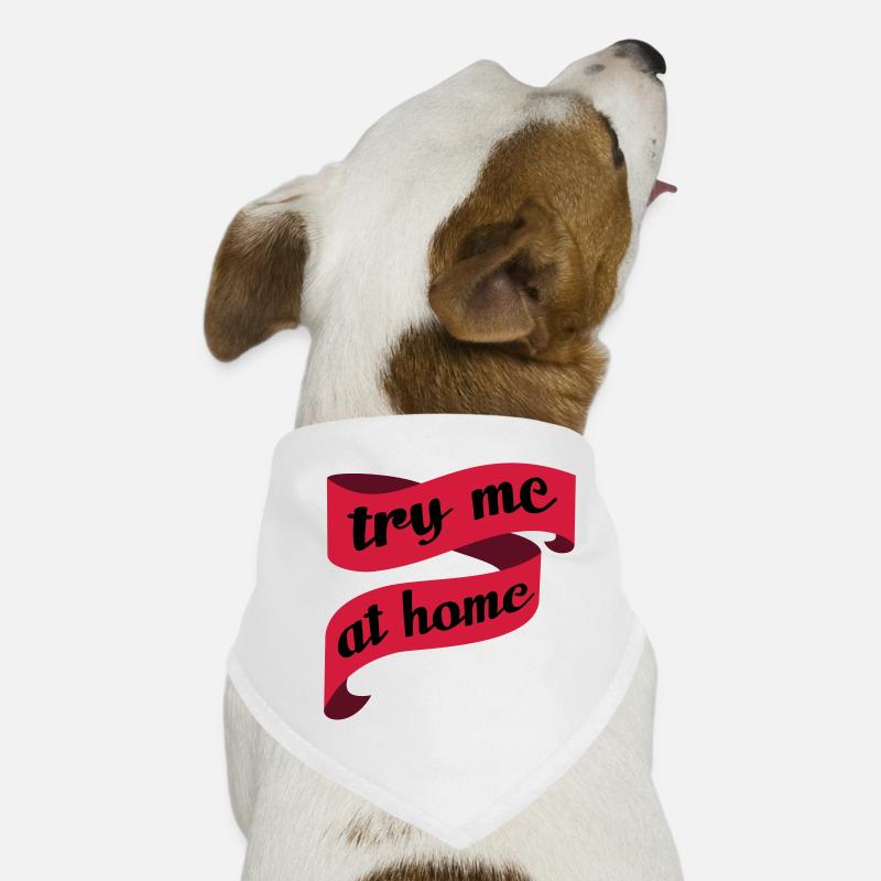 Simple, fiançailles et de mariage - essayez-moi à Bandana pour chien