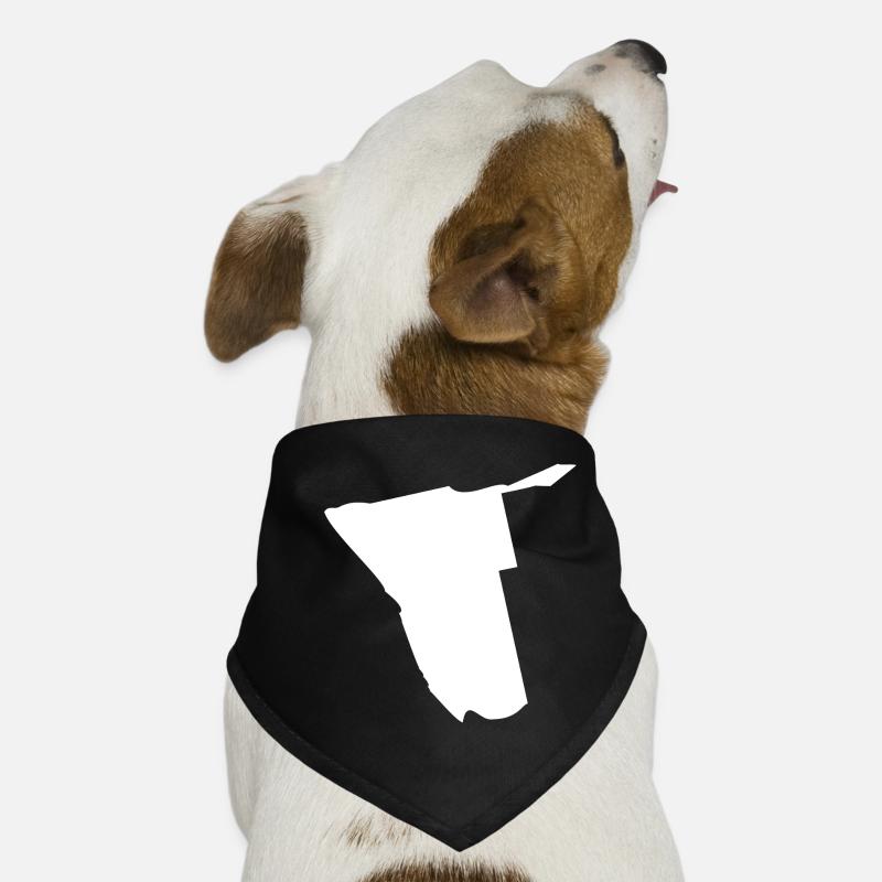 Namibia map flag Dog Bandana