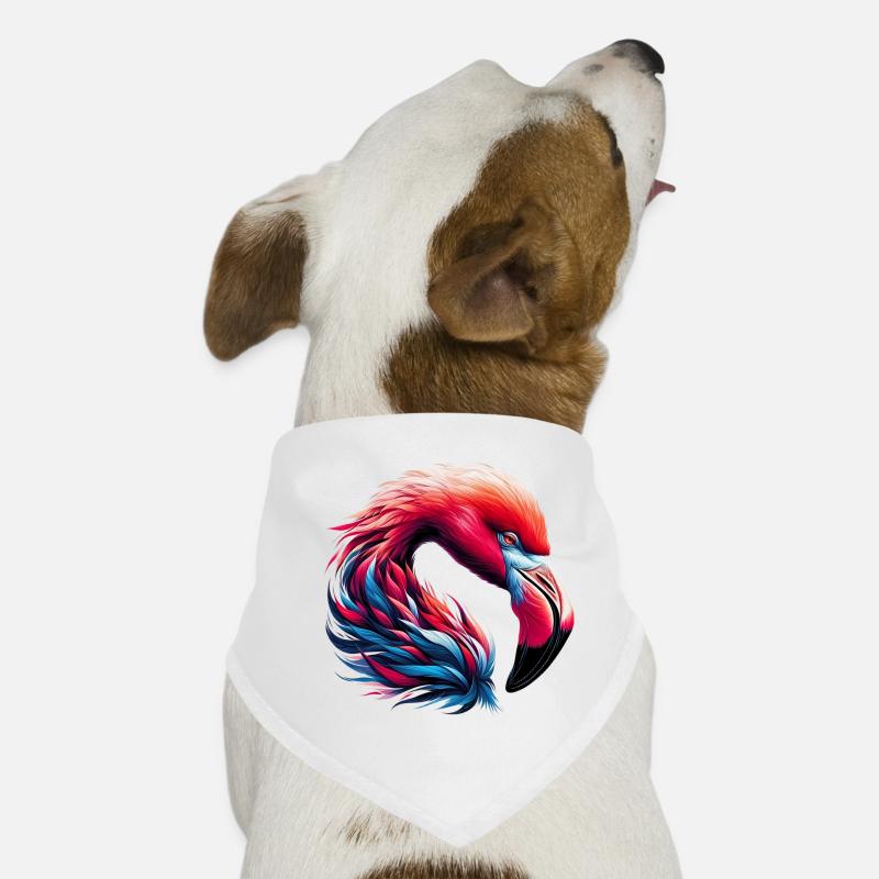 Flamingo Hunde-Bandana