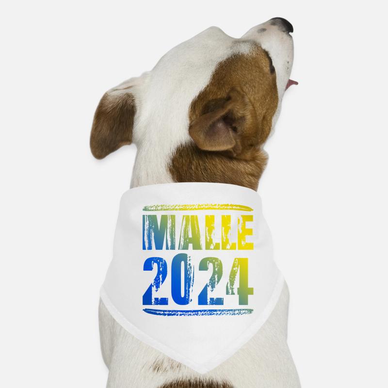 Malle 2024 Vacances colorées Bandana pour chien