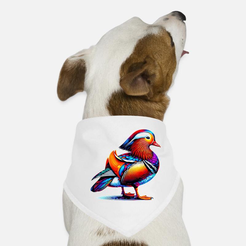 Canard mandarin Bandana pour chien