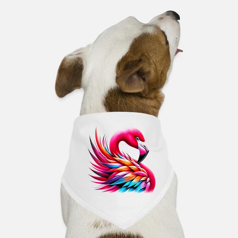 Flamingo Hunde-Bandana