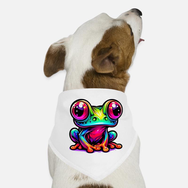 Frosch Hunde-Bandana