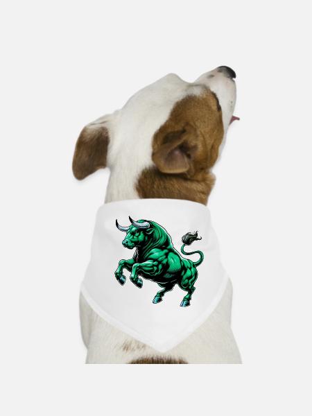 Bull - Dog Bandana - white - Front