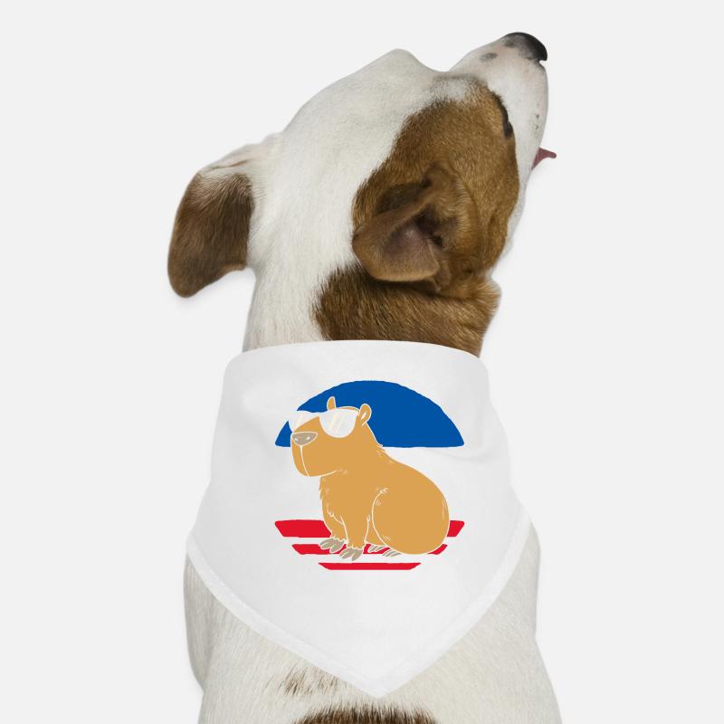 Ne vous inquiétez pas, soyez Capy Capybara Bandana pour chien