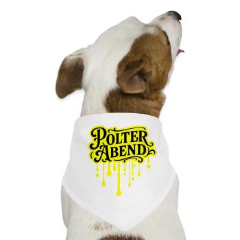 Polter Abend Polterhochzeit - Hunde-Bandana - Weiß - Vorne