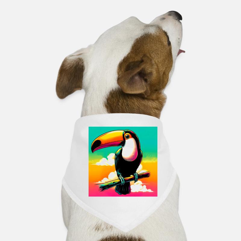 toucan Bandana pour chien