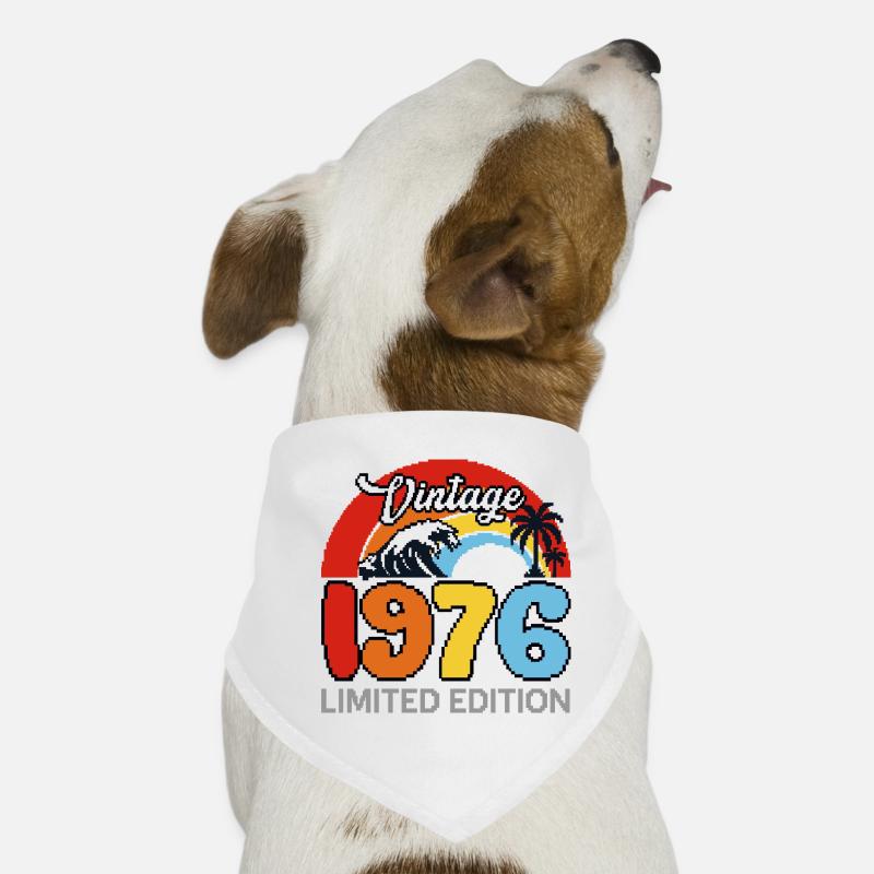Millésime 1976 Edition Limitée Bandana pour chien