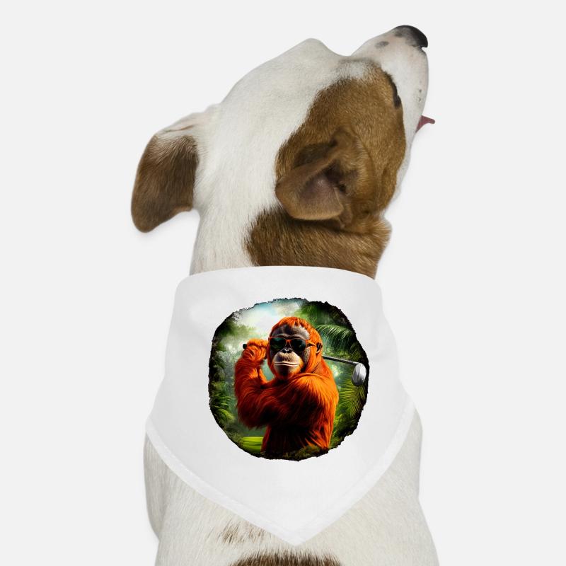 Golfe des orangs-outans / Singe Bandana pour chien