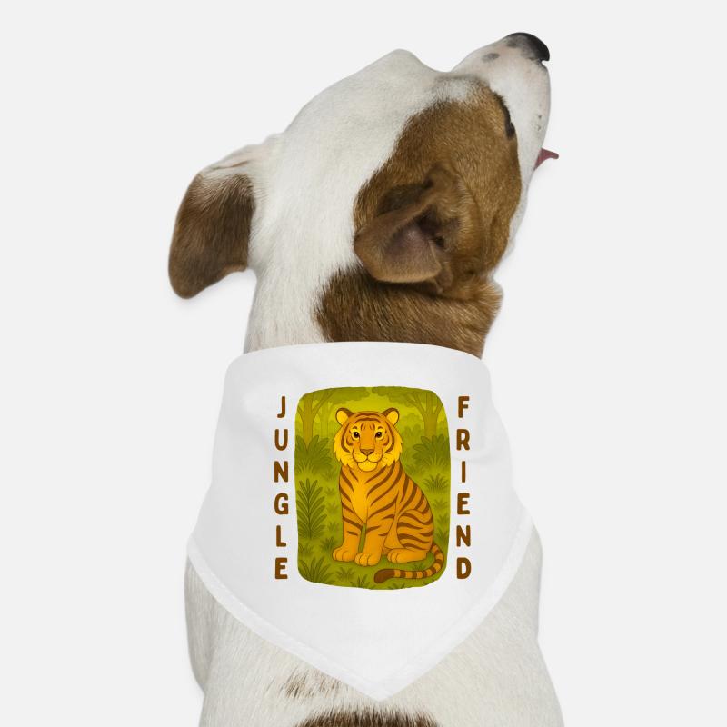 Tigre dans la jungle Bandana pour chien
