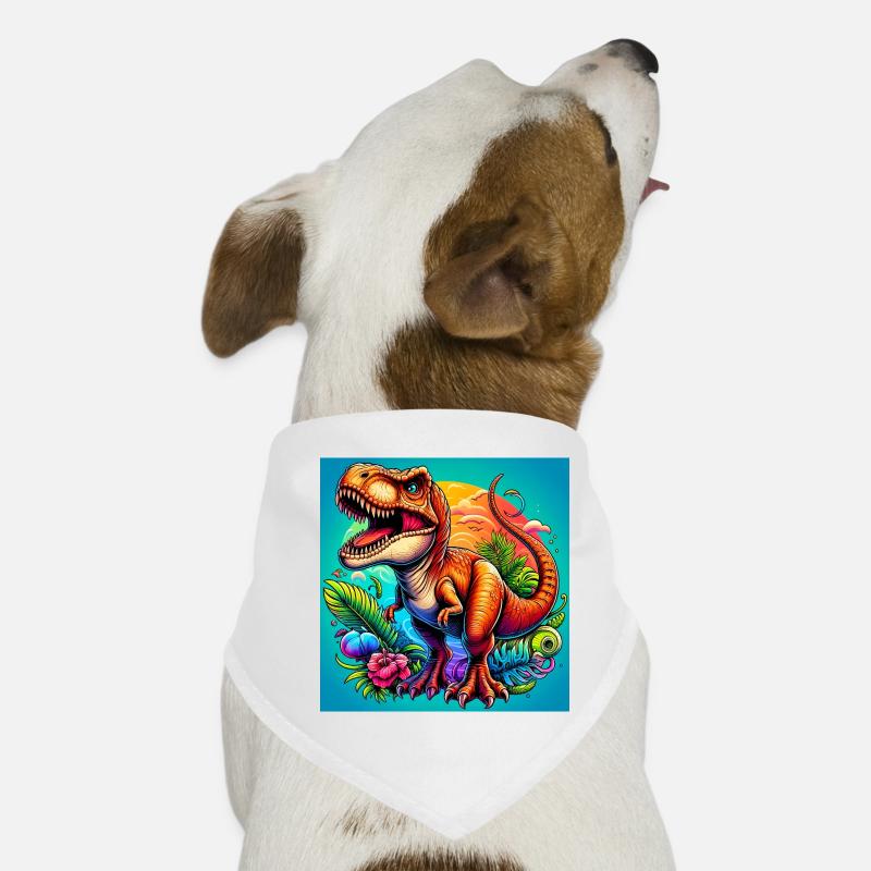 Dinosaurier Hunde-Bandana