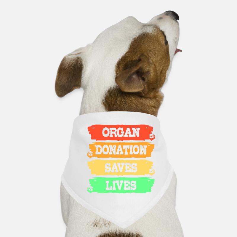Leber Organspender Leberspende Organ Spender Hunde-Bandana