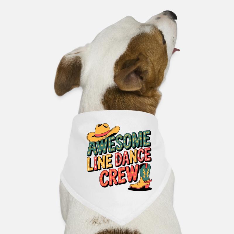 Awesome Line Dance Crew Hunde-Bandana