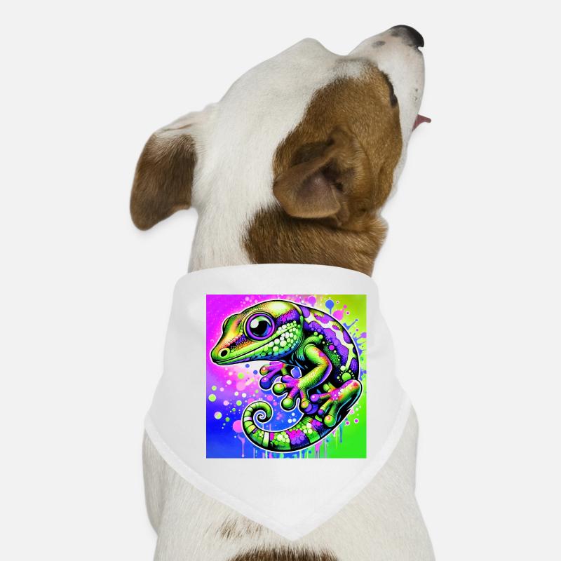 Gecko Hunde-Bandana
