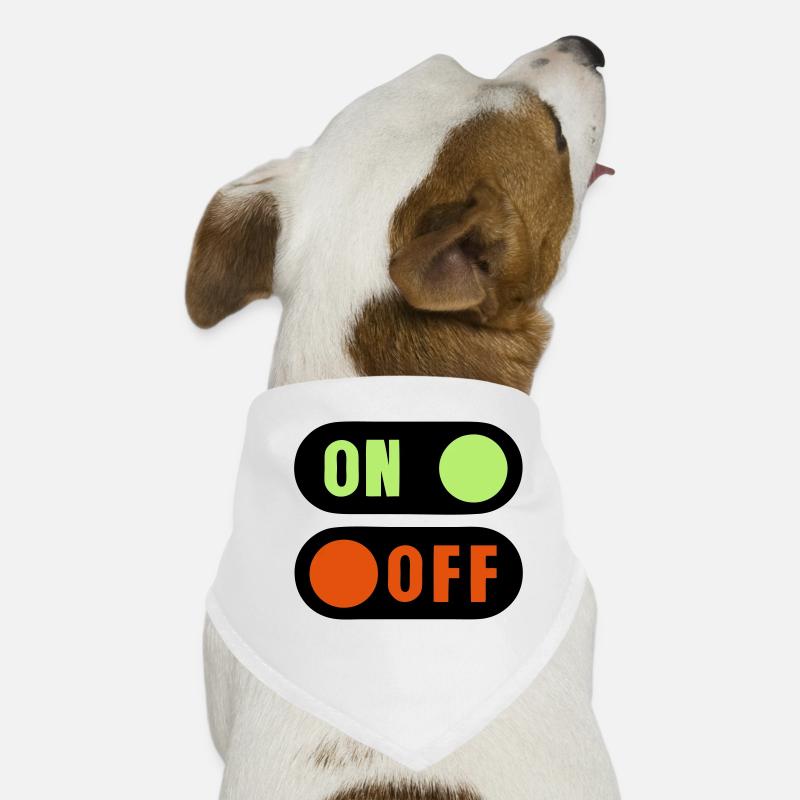 bouton on off Bandana pour chien