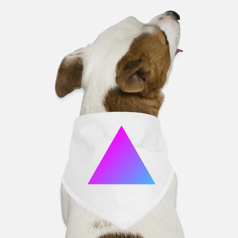 Triangle colored Dog Bandana