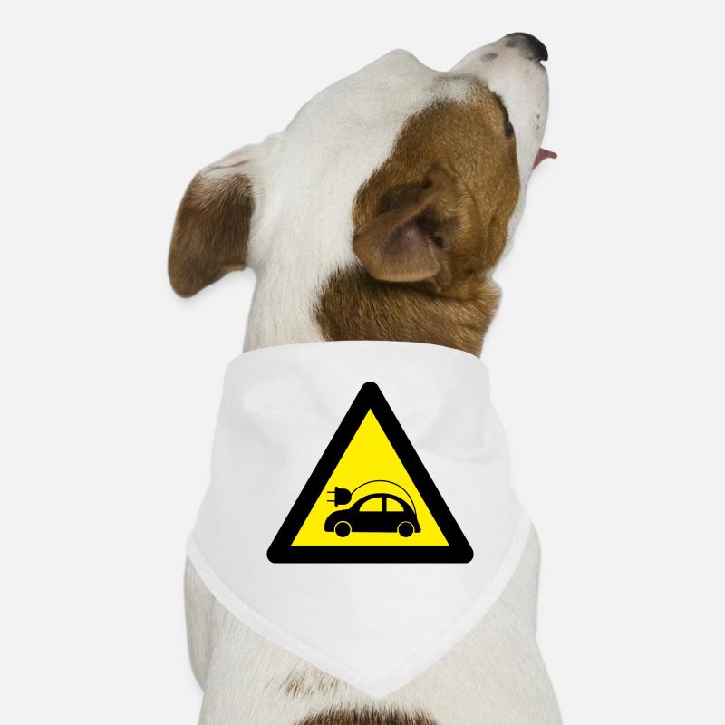 E car warning e-car warning sign Dog Bandana