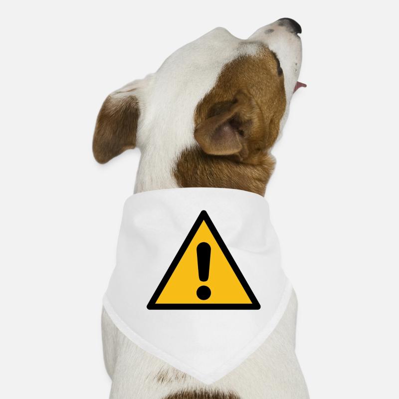 Attention be careful Dog Bandana