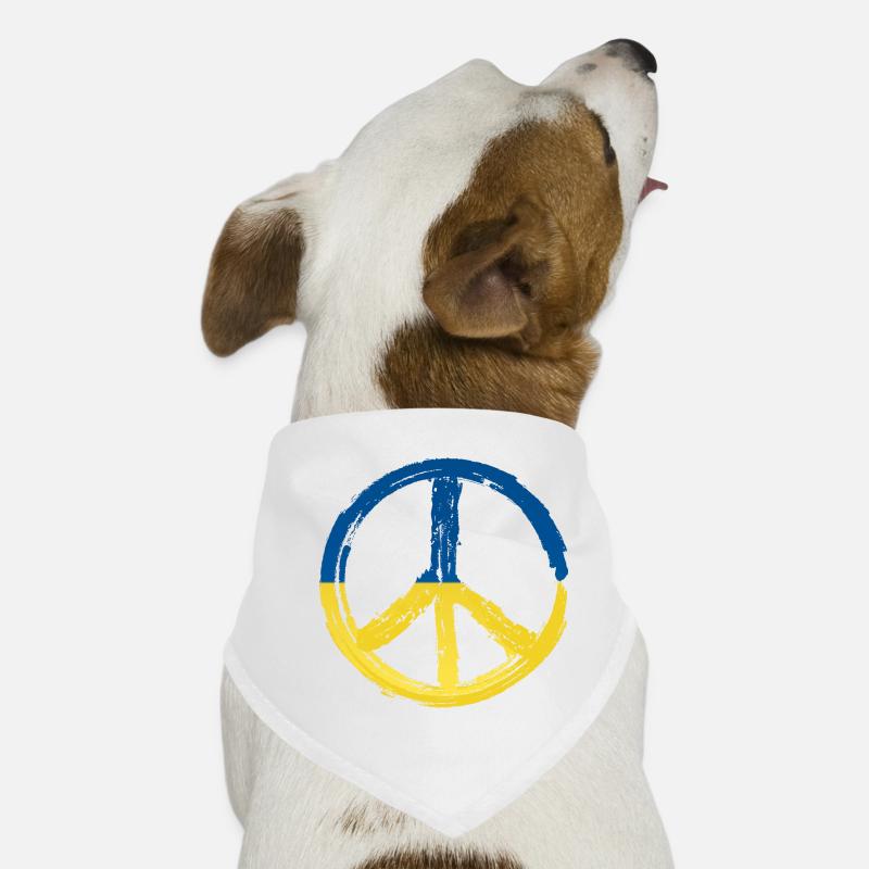 Paix Ukraine Bandana pour chien