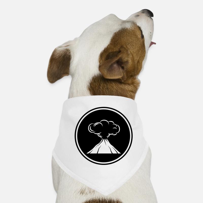 Vulkan icon symbol Hunde-Bandana