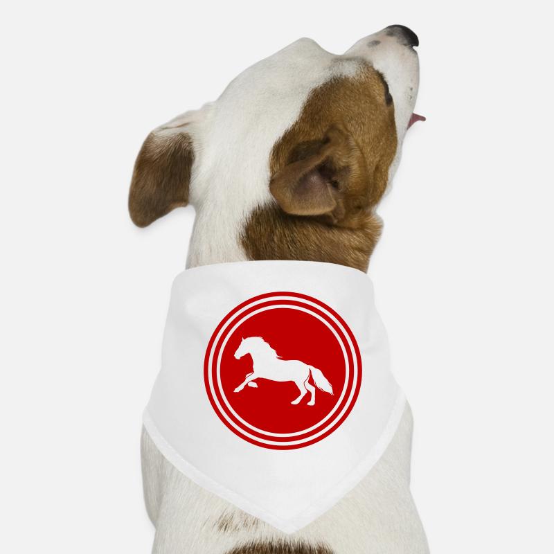 Pferd Horse icon Hunde-Bandana