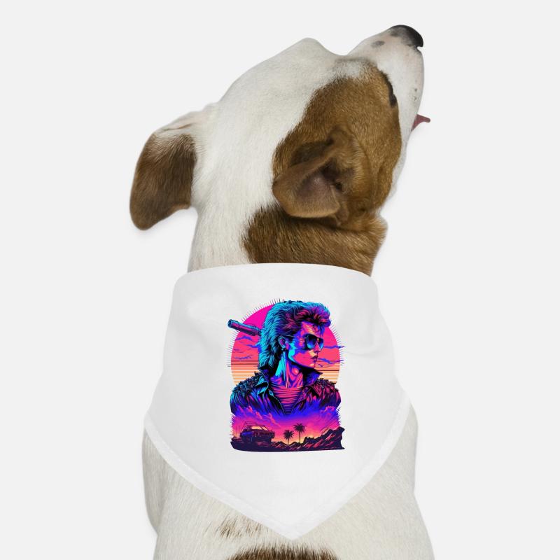 Retro Sunrise Dog Bandana
