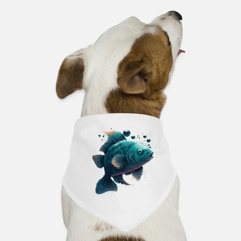 Fliegenfischen Hunde-Bandana