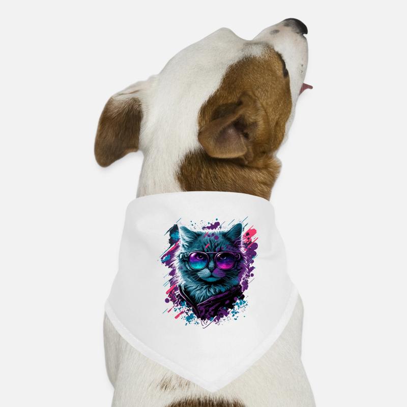 Néo Chat Bandana pour chien