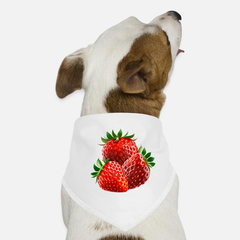 Erdbeere Erdbeeren Hunde-Bandana