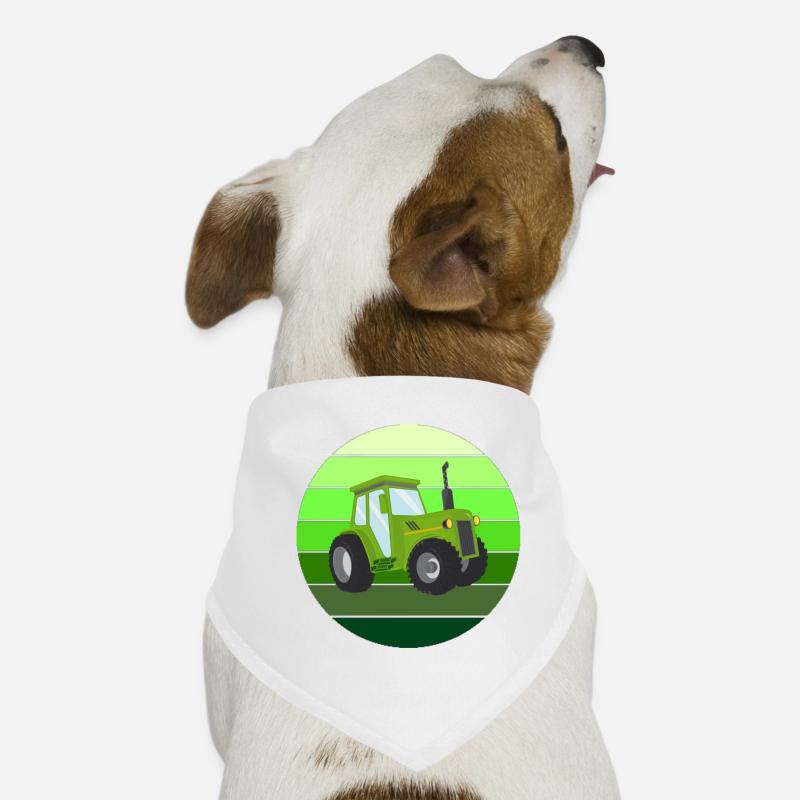 Traktor, Bauer, Bauer, Landwirt Hunde-Bandana