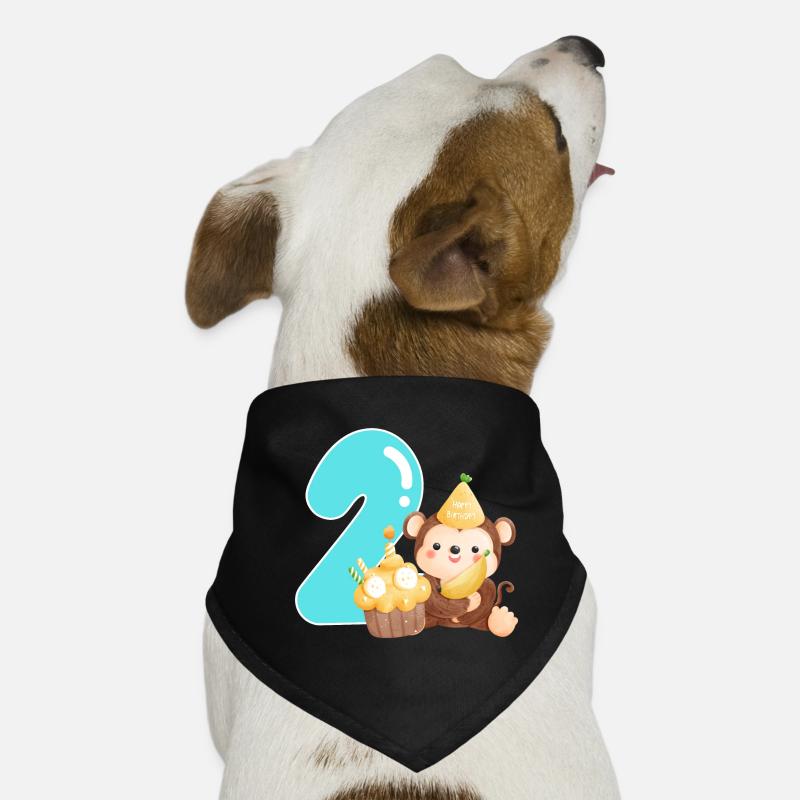 2ème anniversaire Bandana pour chien