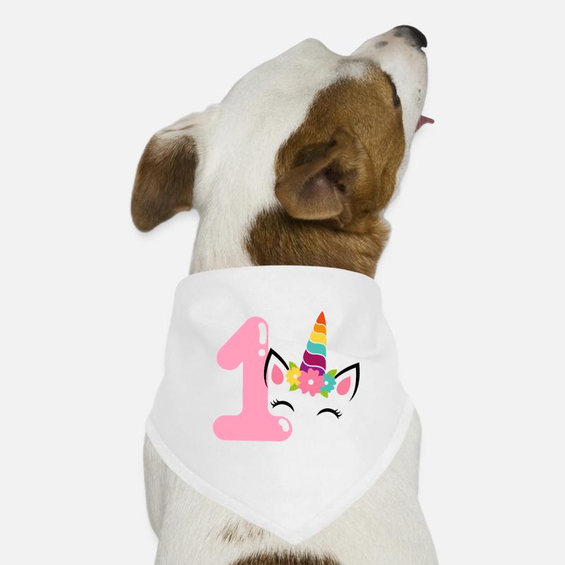 1. Geburtstag. Erster Geburtstag Hunde-Bandana