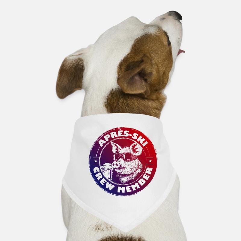 Cochon Après-Ski Cochon Équipe Dire Coloré Bandana pour chien