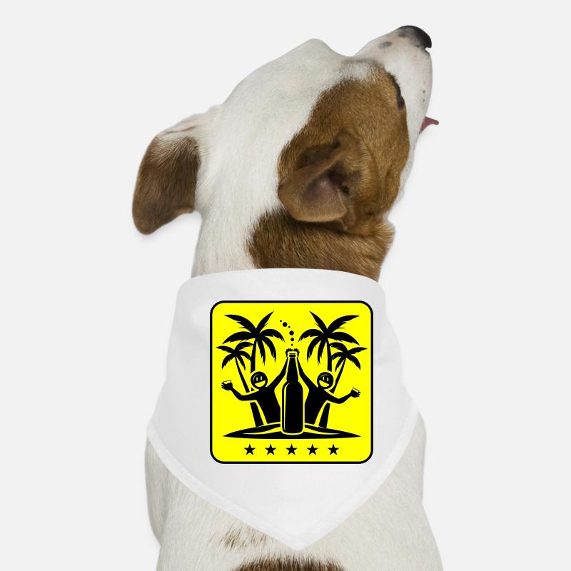 Fête de Noël à Palm Trees Beach Bandana pour chien