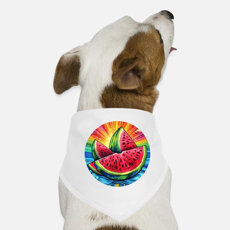 LGBTQ Melon Bandana pour chien