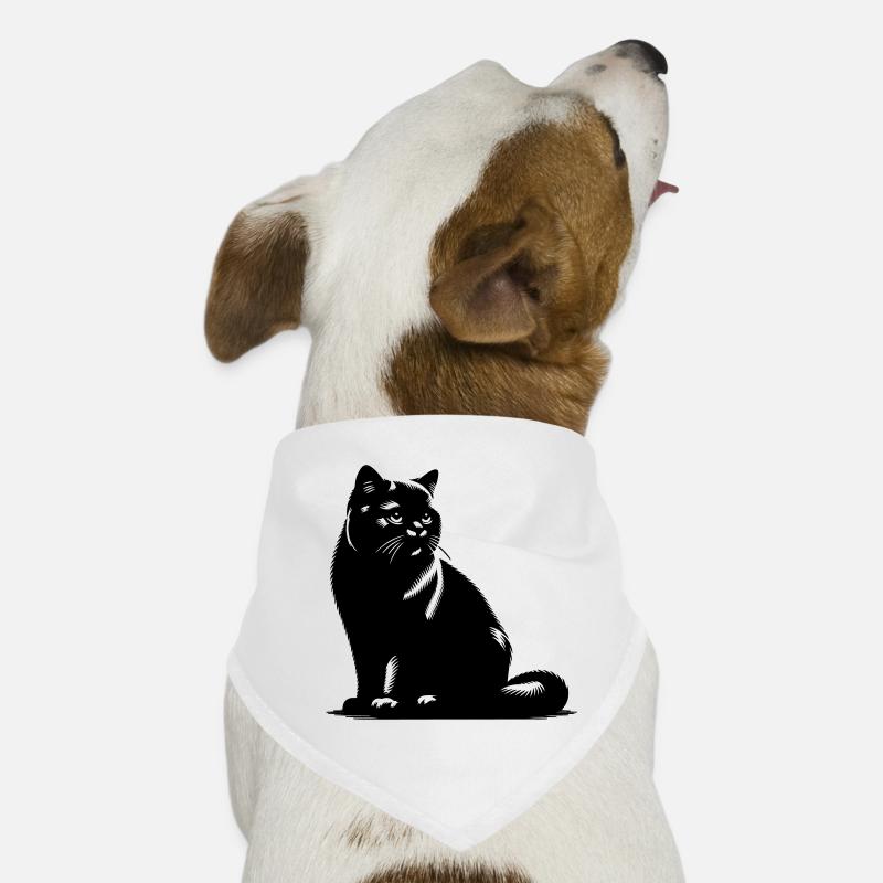 Chat British Shorthair Bandana pour chien