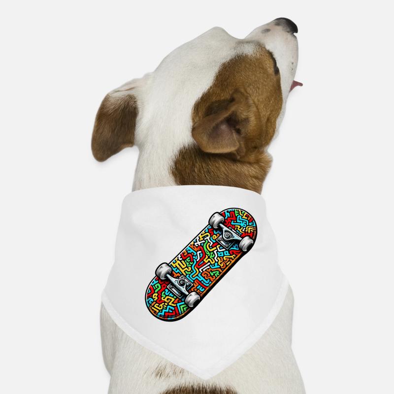 Skateboard Bandana pour chien