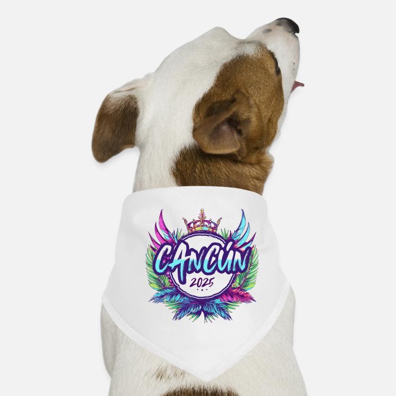 Cancun 2025 Colorful Dog Bandana