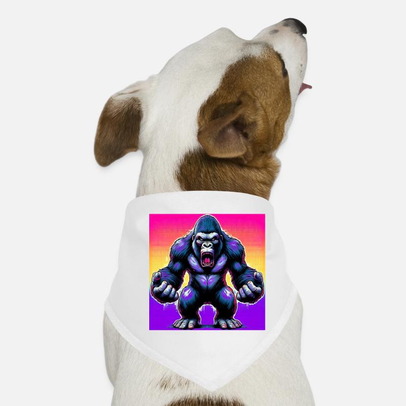 gorille Bandana pour chien