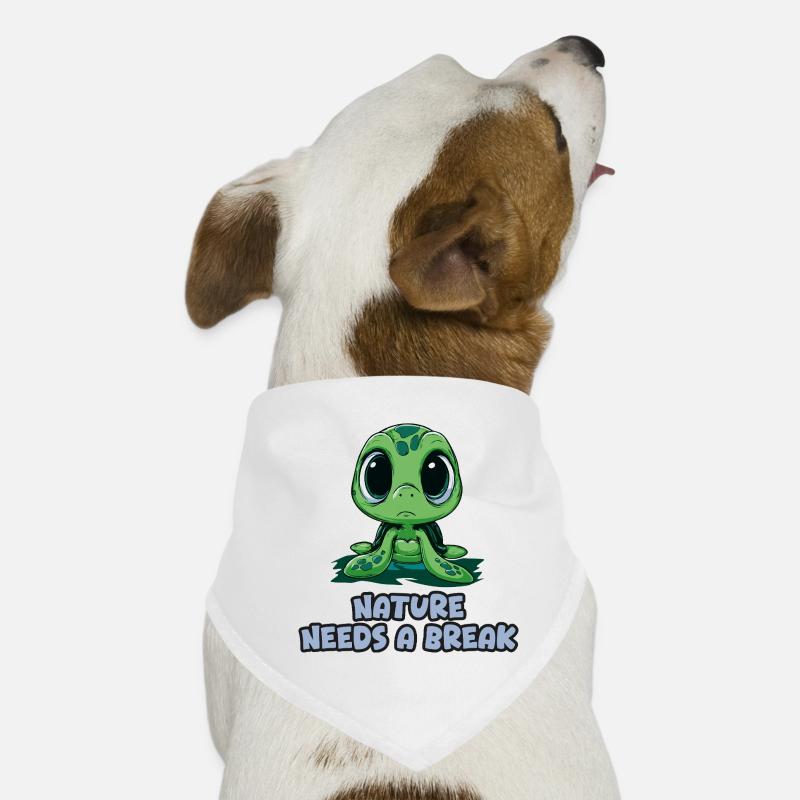 La nature a besoin d’une pause - Tortue Bandana pour chien
