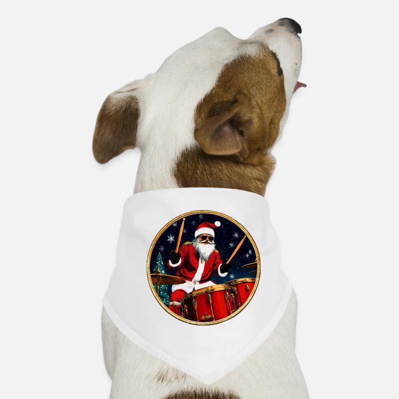 Batteur Noël Bandana pour chien