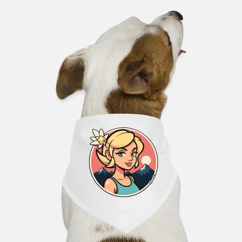 Sunlit Mountain Maiden Dog Bandana