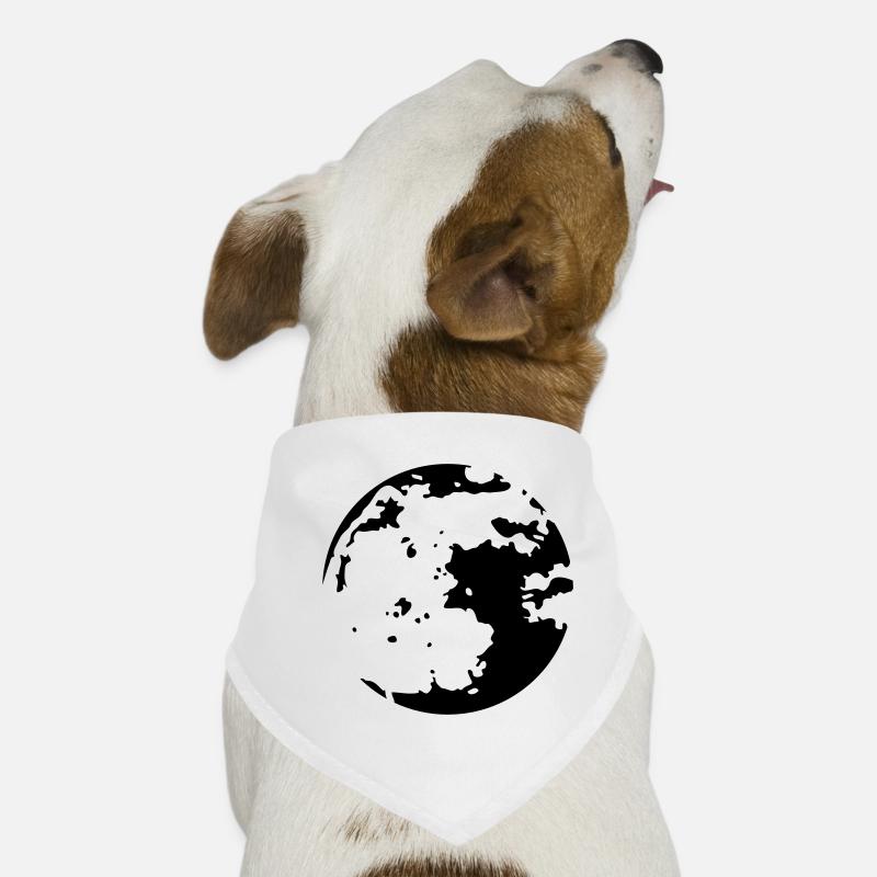 Pochoir d'une lune Bandana pour chien