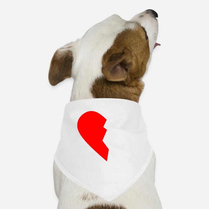HALB HEART LINKS Hunde-Bandana