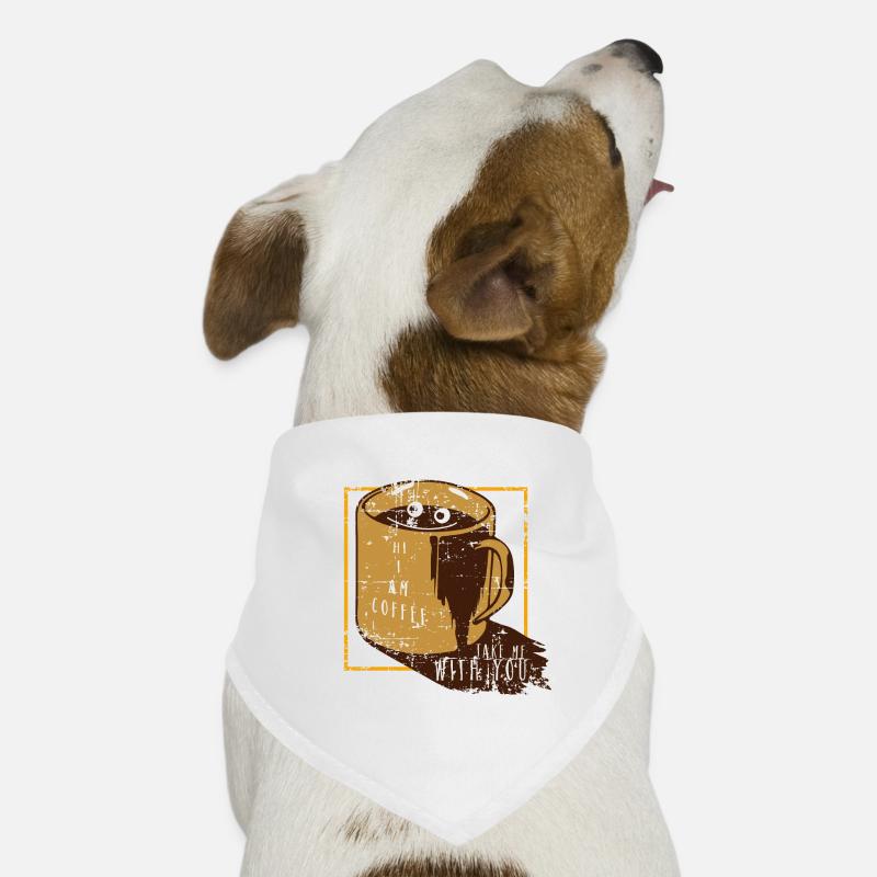 coffee lovers Dog Bandana