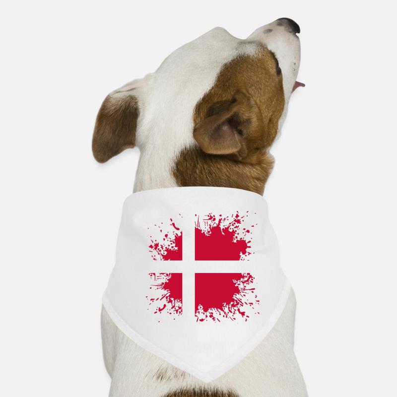 Dänemark Flagge Hunde-Bandana