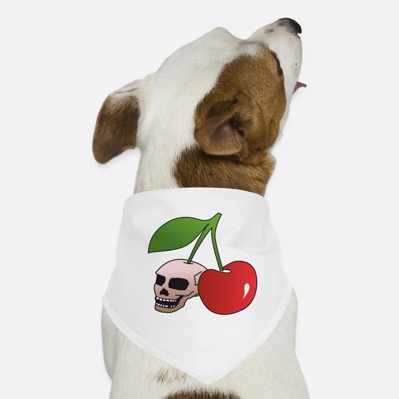 Skull cherry Dog Bandana