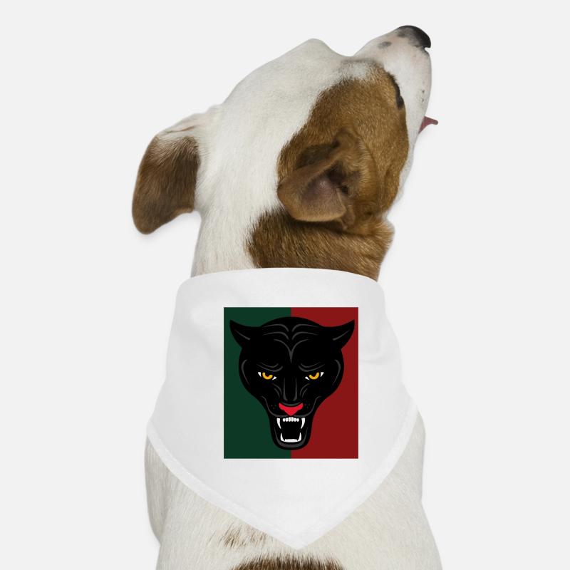 Jaguar schwarze Panther Geschenkidee Hunde-Bandana